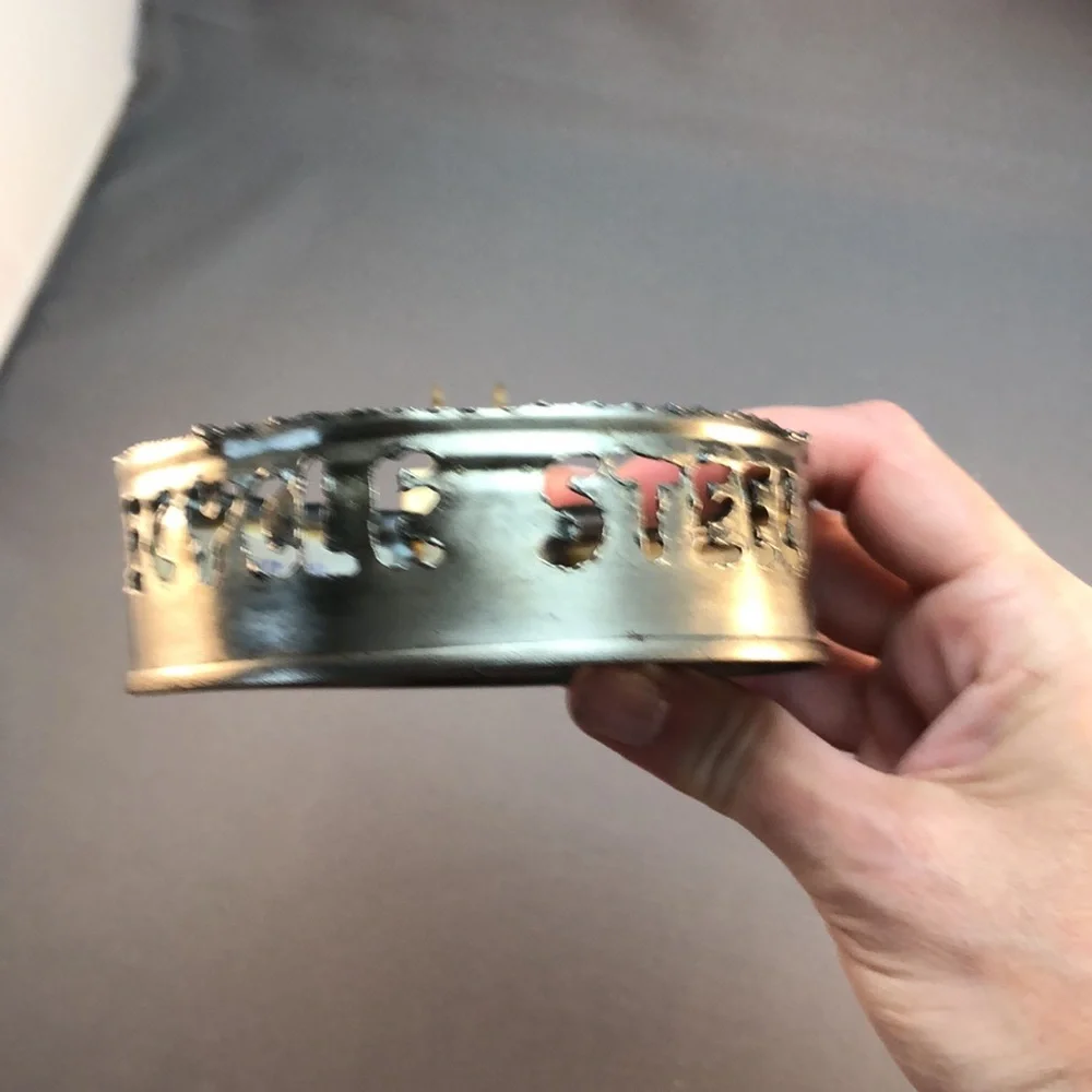 Nightlight made from Steel Can for Recycling